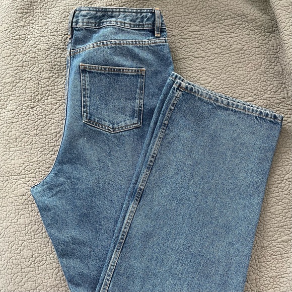 Sézane Enzo denim trousers womens size us 12 fr 44 jeans - Picture 4 of 4